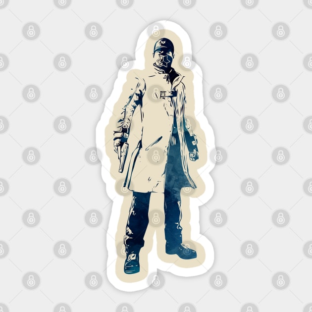 Aiden Pearce Sticker by Naumovski